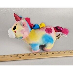 Megan Plays Mystery Plush Unicorn Series 2 Tye Dye Unicorn Soft Toy 6–14″